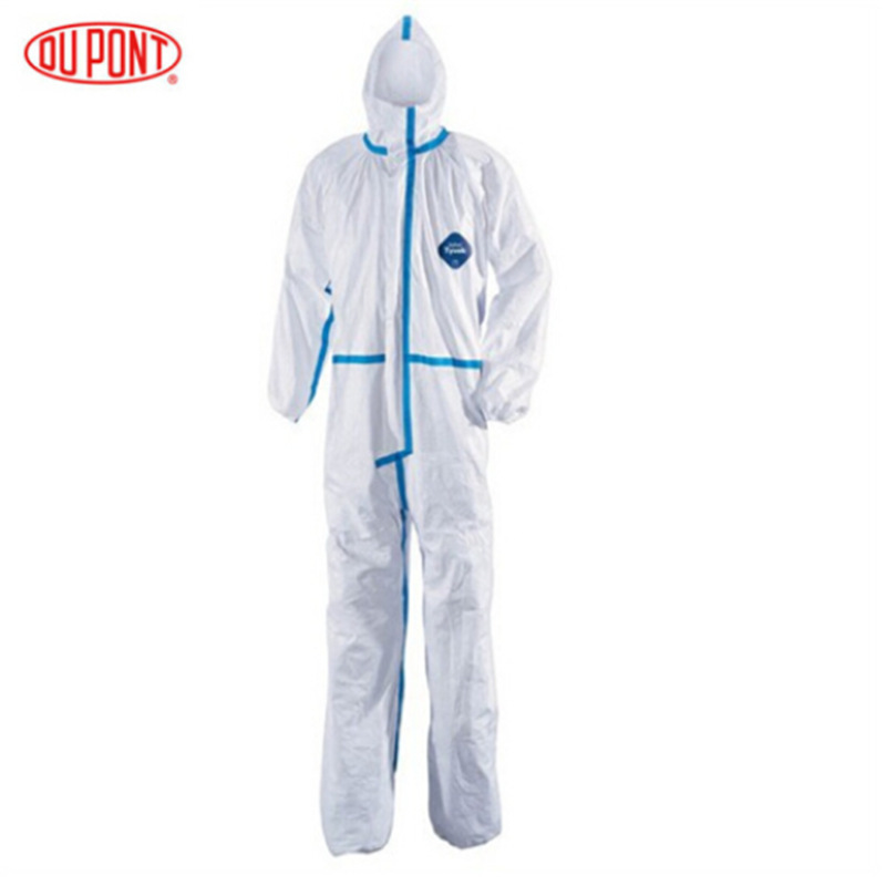 杜邦Tyvek600Plus防护服特卫强连体防尘服喷漆实验室防静电服600p