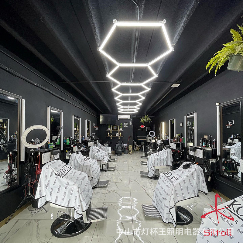 Copa de lámparas rey vestidora atmósfera de modelado lámpara de decoración impermeable pulverización anti-insectos led sin sombra deslumbrante panal de leña