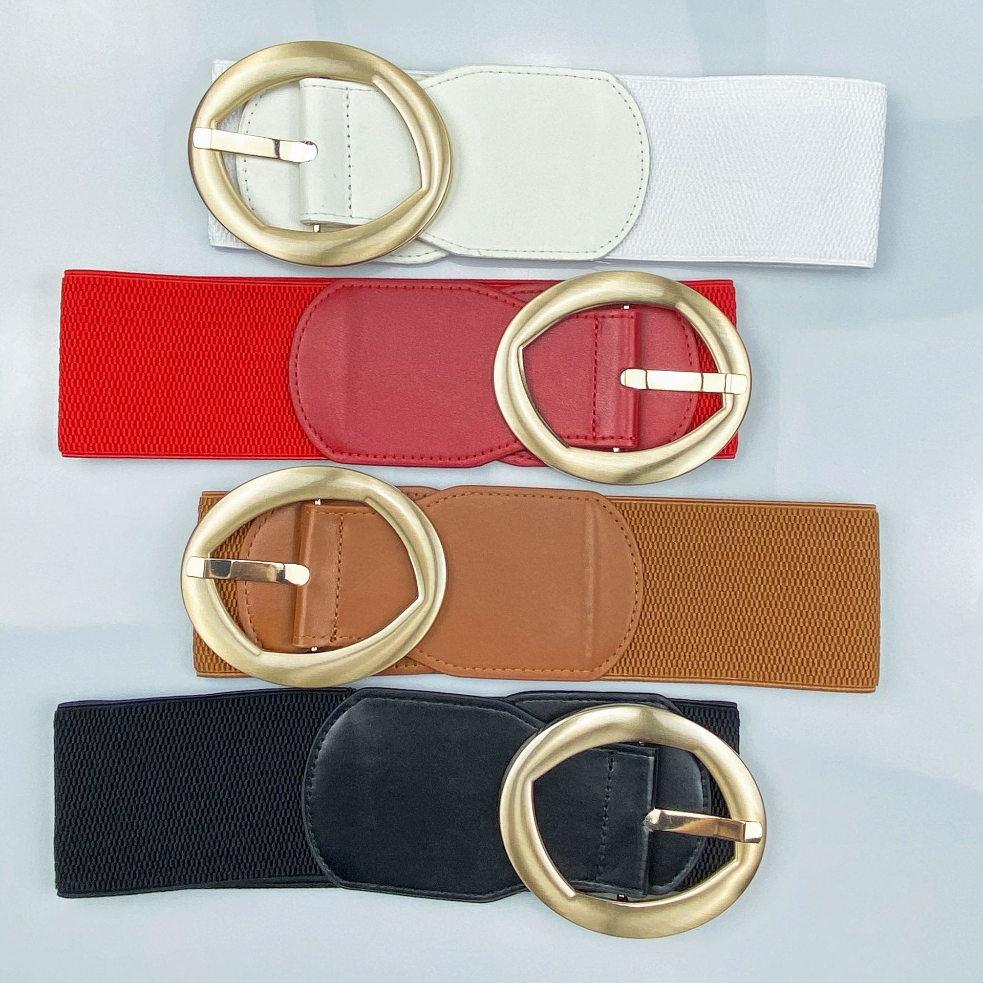 Faja moldeadora sin costuras para verano, delgada y para estilizar cintura, también usable como cinturón bajo vestidos, mayorista