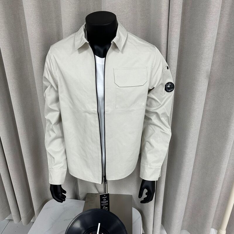 New Foreign Trade Cross-Border Cp Pocket Printed Glasses Logo Pullover Zip-Up Hoodie Jacket Casual Wholesale Trendy