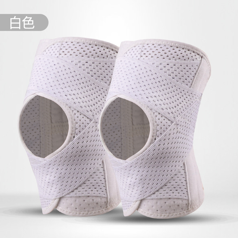 Verano delgada transfronteriza japonesa de cuatro generaciones rodilleras de silicona transpirable rodilleras cubierta deportes presión montañismo protección
