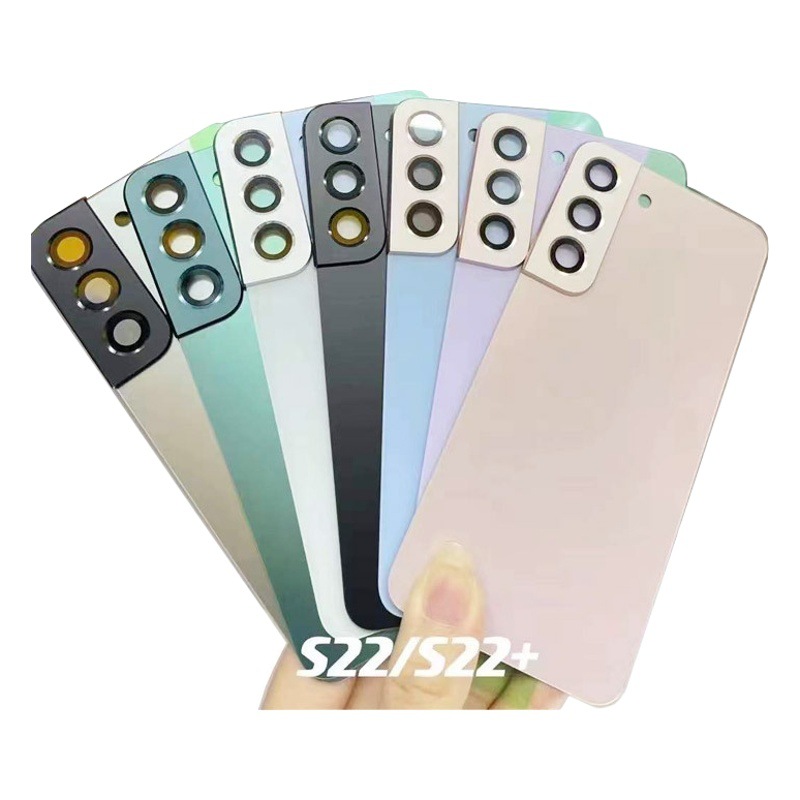 Adecuado para Samsung S25 S24 A26 NOTE 20, cubierta trasera del teléfono móvil, carcasa trasera, vidrio con marco de cámara