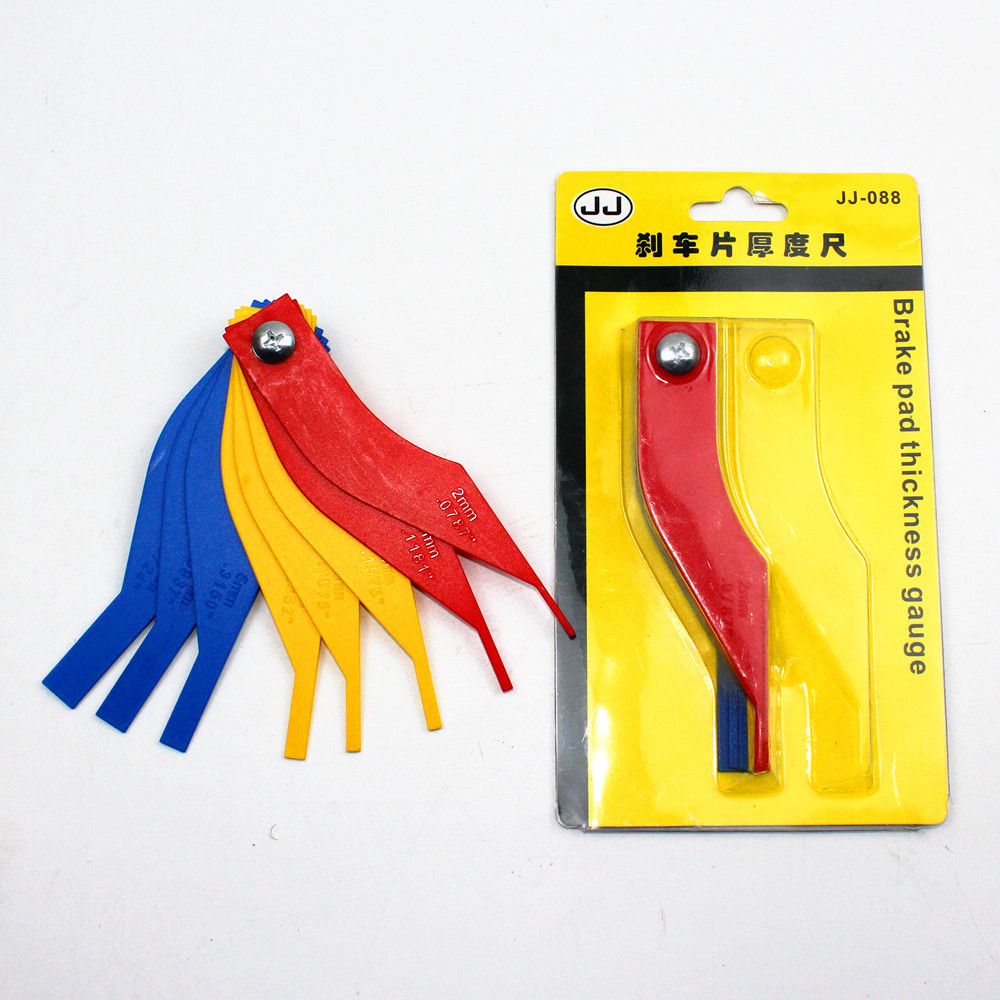 汽车刹车片刻度厚度尺刹车片厚度测量尺测厚仪刹车片厚度检测工具