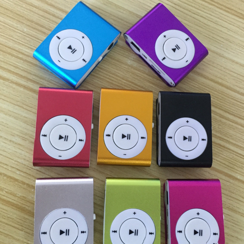 金属スクリーンなしクリップカードmp3学生ウォークマンMP3音楽プレーヤースポーツプレゼントカラーmp3|undefined