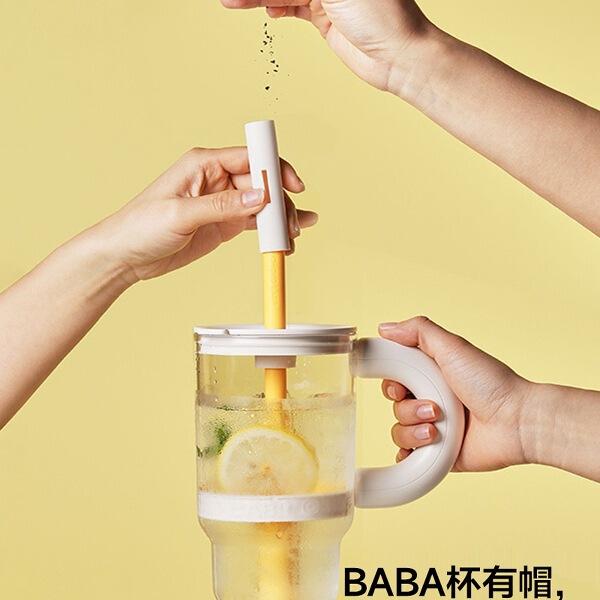 CHaKOLAB ビッグマック ストローカップ 大容量 高価値 夏用ウォーターカップ 女の子用 高価値 ババーカップ|undefined