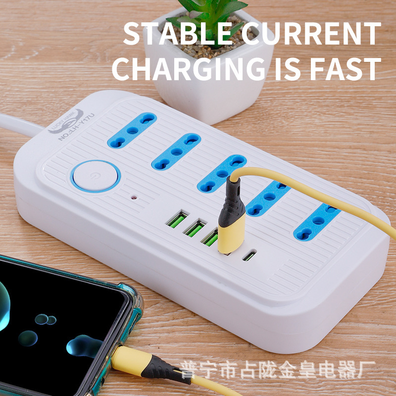 Exportación 3.8 tres enchufes italianos enchufe USB europeo