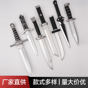 Cross-border simulation dagger weapon knife children's toy soft rubber knife cos props rubber model sword pu ornaments