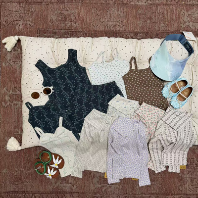 Детская пижама, майка, штаны-клёш, штаны, (в наличии на складе), цветочный принт