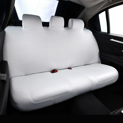seat cushion integrated seat protector, Universal seat cover - rear-row-integrated-seat-cover-cool-white-universal-one-size-fits-all