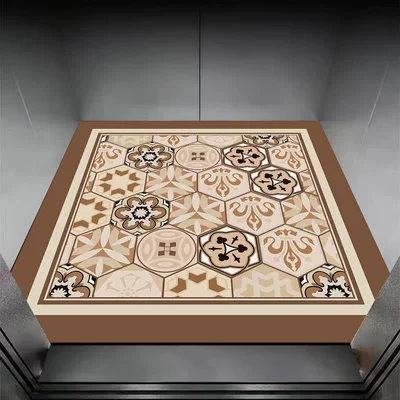 European ethnic style elevator foot: Avtomobil döşəmə paspasları - 827xxbxmy-12-6060cmnew-diatomaceous-earth-floor-mat