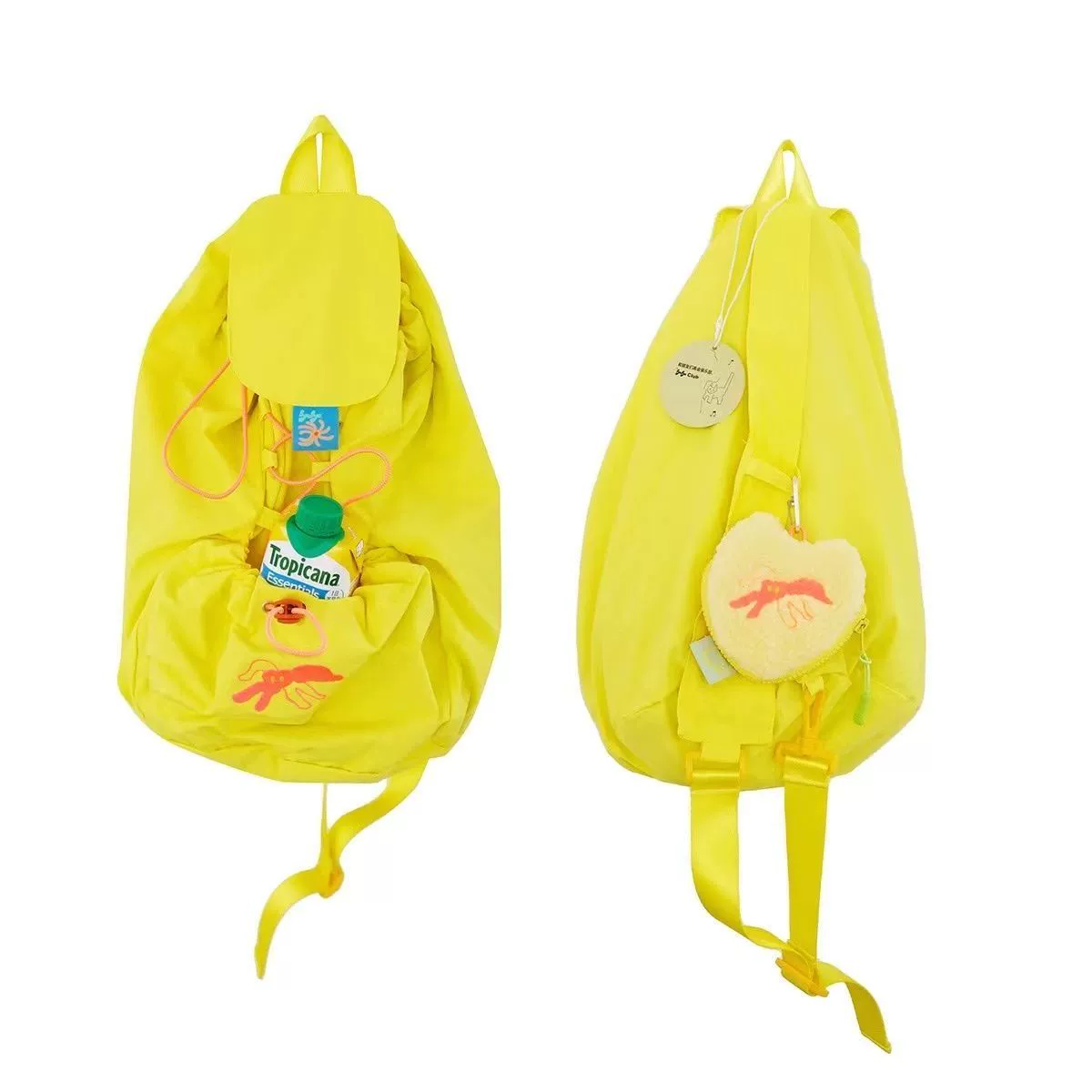 Комбинированная сумка Byebyeclub 101.2kg весенне-летняя сумка через плечо + маленькая сумка, милый забавный кошелек с вышивкой паука