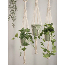 L 68419 Cotton Rope Plant Hanger ����԰�ջ�������羳��
