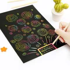 刮畫筆刮刮畫專用竹筆兒童刮刮畫刮畫紙繪畫蠟紙專用竹筆刮畫棒