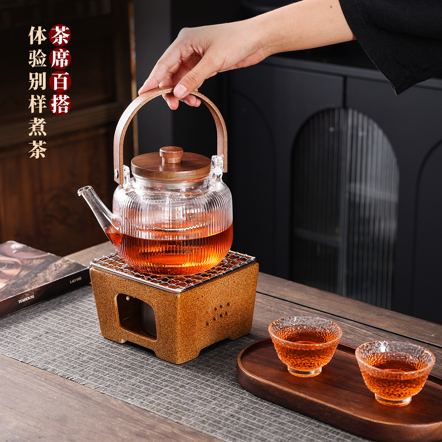 烧烤炉围炉煮茶家用室内老式打边炉网红烤火炉子木炭泥炉户外碳炉