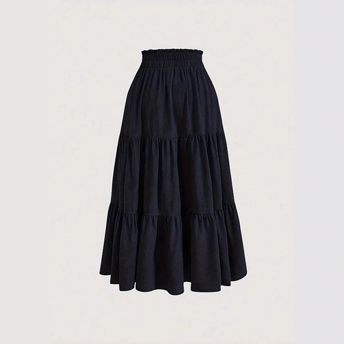New Plus Size Semi-Body Skirt European and American Plus Size Semi-Body Skirt Cupcake Skirt