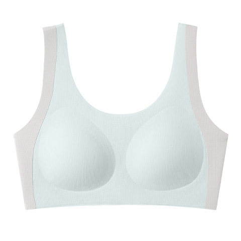 Youth underwear color matching Ice Silk seamless development period high school student girl vest 15-year-old middle school student sports bra