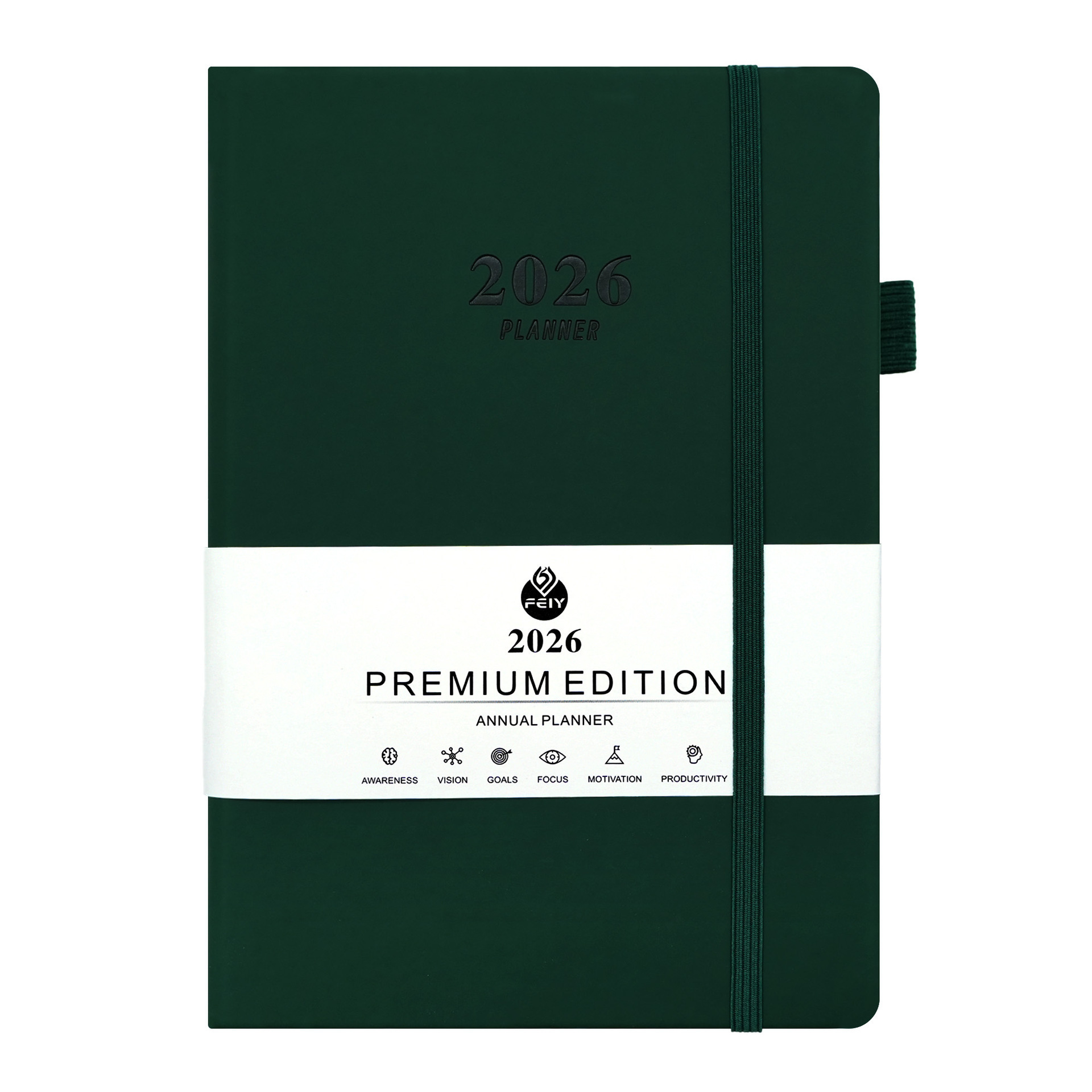 Transfronterizo 2026 inglés plan semanal plan mensual a5 calendario de binding libro duro manual de eficiencia de autodisciplina libro mayorista