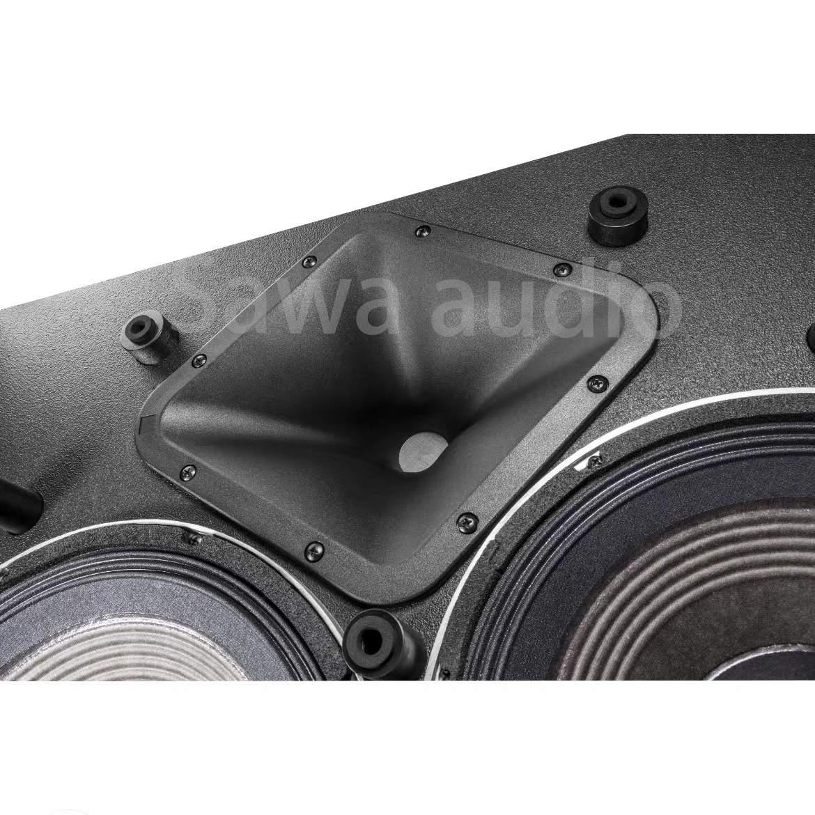 Doble 12 pulgadas de sonido de retorno altavoz profesional al aire libre altavoz de alta potencia conferencia bar escenario de sonido de matriz de línea