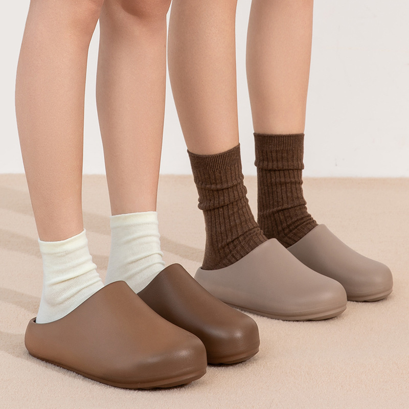 高级感厨师鞋男秋冬新款居家可外穿防滑防水防油污eva凉拖鞋女式