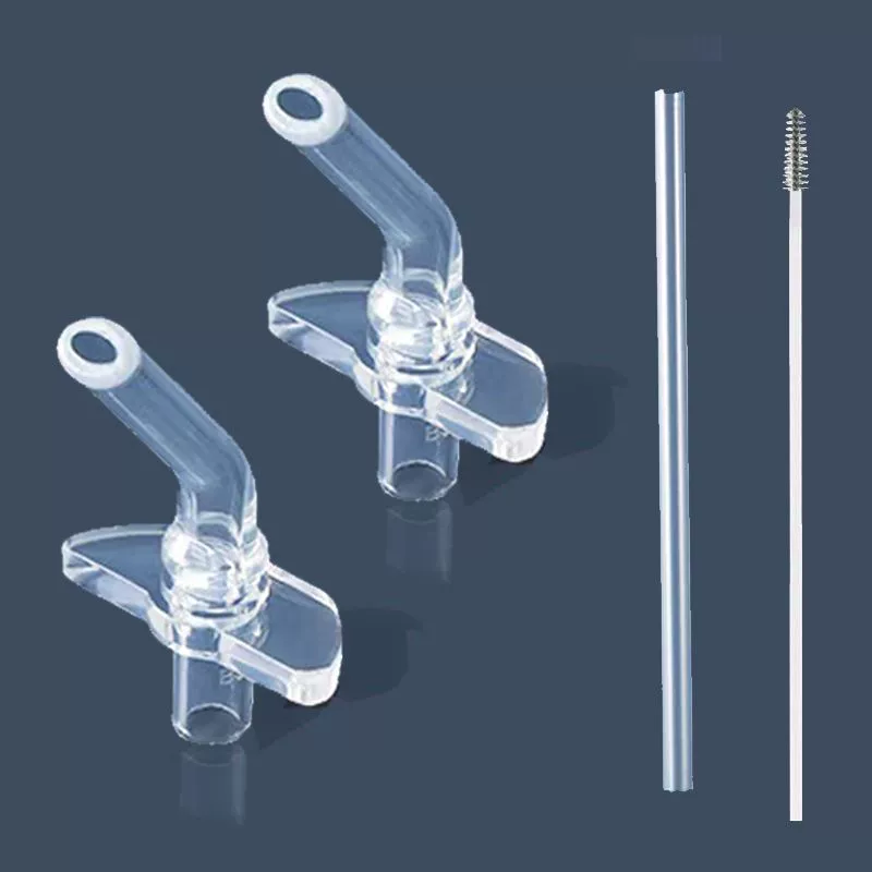 Детский сменный соломинка из straw, силиконовая насадка, стеклянная крышка, аксессуары