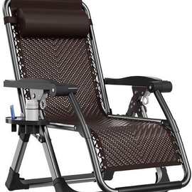 午憩宝折叠躺椅午休两用老人午睡靠背椅便携家用阳台休闲懒人椅子