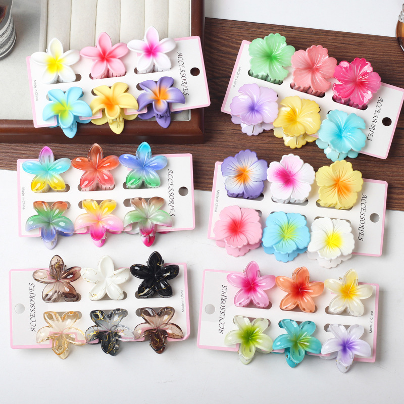 新商品のかわいい六点セットの卵の花の夏のリゾート風はビーチの海辺のカードの後頭部を挟みます。|undefined