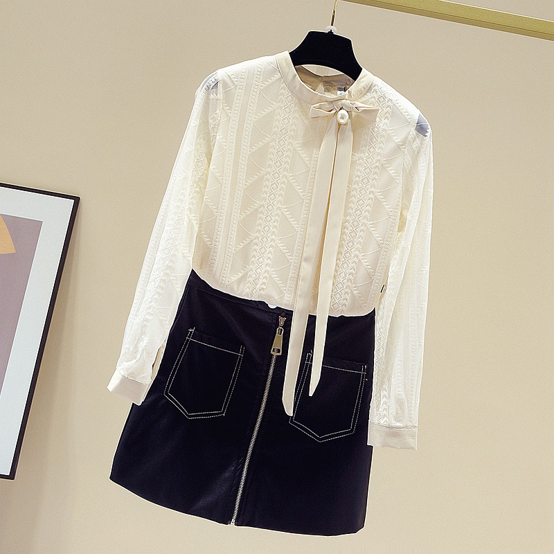 Women's Clothing 2024 bottoming shirt women's long sleeved spring new lace shirt slim fashion trend cover belly tops stylish small shirt_voghion.com