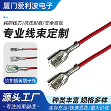 插簧端子线2.8mm4.8mm6.3mm带锁扣纯铜线束可选锁扣插拔端子线
