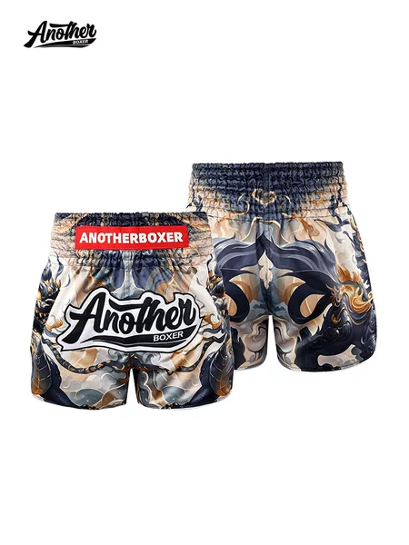 Anotherboxer New Dark Pixiu Professional Fighting Sports Pants Combat Training Pants Men's and Women's Boxing Pants