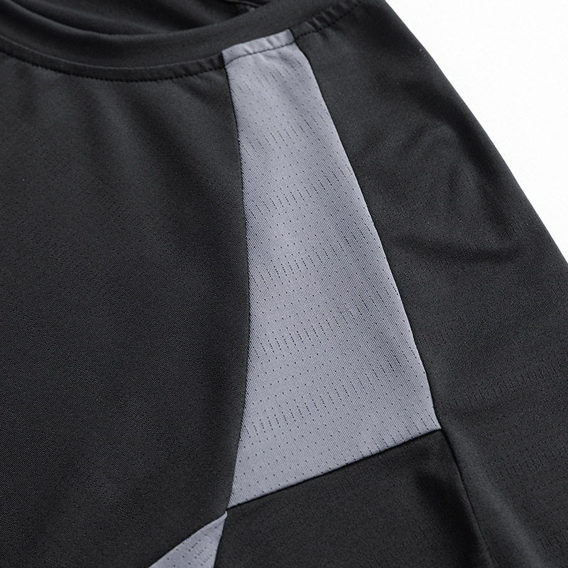 Plus Size Mesh Quick-Drying Short-Sleeve T-Shirt for Men, Summer Breathable Sports Casual Top, Cross-Border Foreign Trade, Dropshipping Available