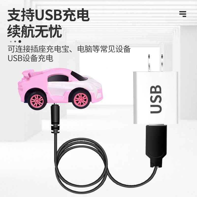 Douyin Internet Red Toy Watch Mini coche eléctrico de control remoto Coche Amazon Niños y amigas Regalo