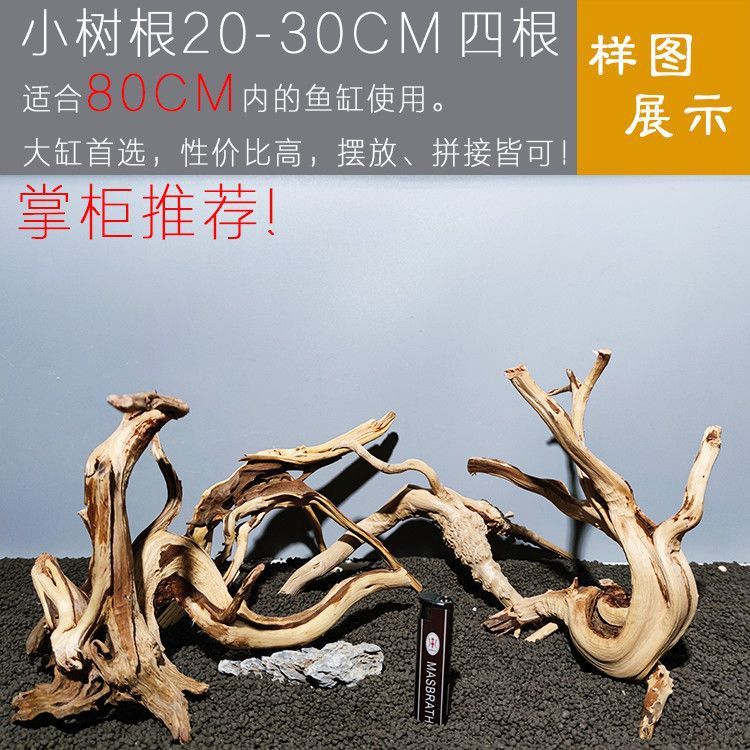 成品杜鹃木枝条鱼缸莫斯树枝一整套寄居蟹攀爬摆件沉木造景木爬宠|undefined