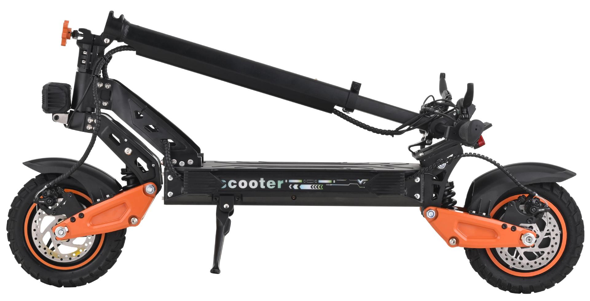 New Hot-Selling 48V Lithium Battery Electric Scooter, Foldable Two-Wheeled Adult Mini Folding Mobility Scooter