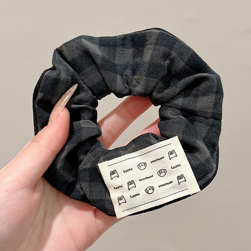 Anillo de cabello de intestino grande coreano para mujeres de alto nivel toallas cuadradas cuerdas de cabello de alta elasticidad y elásticas duraderas flojas flojas