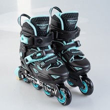 乐秀RX1GT锁轮款轮滑鞋儿童溜冰鞋可调男女花式直排轮旱冰鞋3-12