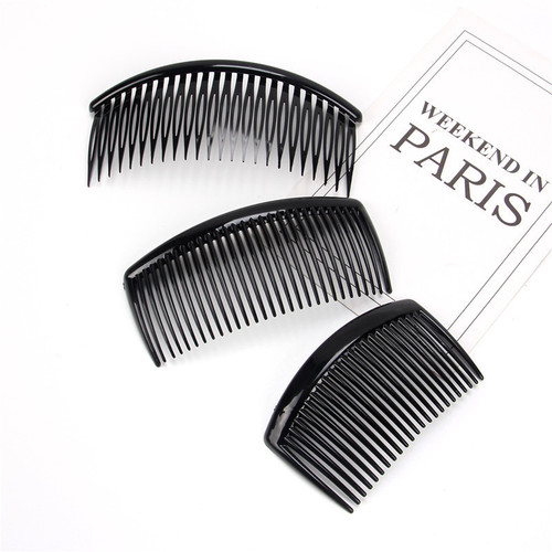 Manufacturer Direct Sale Black Coffee Plastic Insert Comb Wholesale Bangs Comb Hairstyle Tool Korean Style Fashion Minimalist Hair Comb Hair Tool