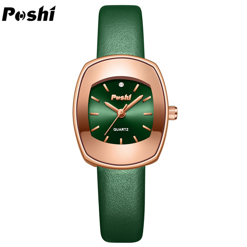 Poshi reloj mujer moda simple nuevo reloj de mujer moda coreana estudiante cinturón reloj de cuarzo al por mayor