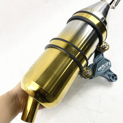 three straight row loud sound – Motorcycle exhaust pipe