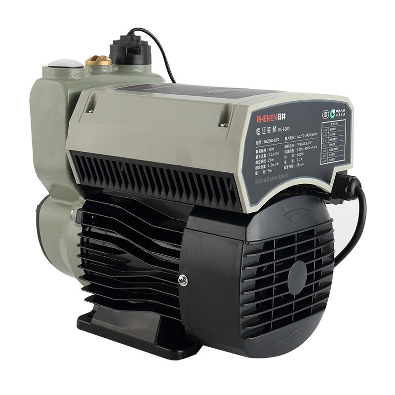 Bomba de agua de conversión de frecuencia de presión constante de Rijing Bomba de refuerzo automática Casa Villa Tubería de agua del grifo Bomba autocebante Calentador de agua Plus