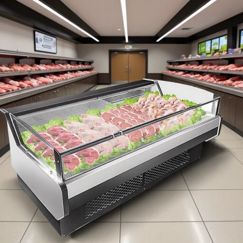 鲜肉柜冷鲜肉展示柜商用生鲜猪肉熟食冷藏柜保鲜柜超市冰柜