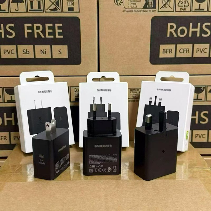 Cargador Rápido para Celular EP-T6010 60W de ABS, Carga Rápida, Puerto USB-C, para Teléfonos Celulares y Tabletas
