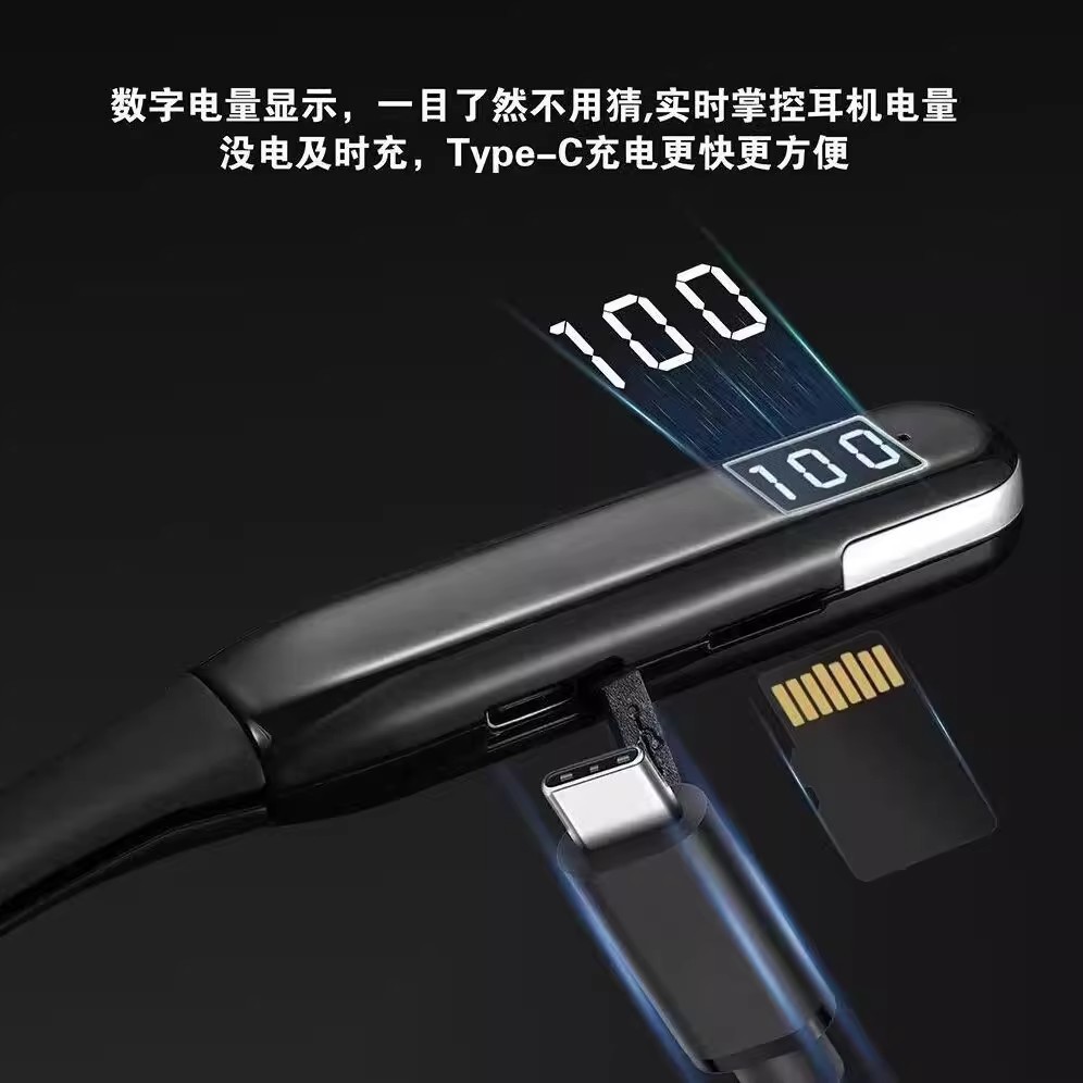 G80 nuevo cuello colgante auriculares inalámbricos Bluetooth deportivo de alto valor facial ultra larga duración de la voz de Berlín reducción de ruido aéreo