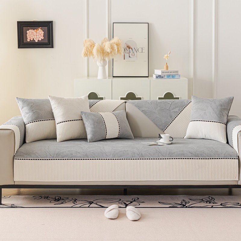 Cuscino stile Leaf Light per tutte le stagioni 2024, nuovo cuscino per divano con copertura antiscivolo completa, protezione per la vita_voghion.com