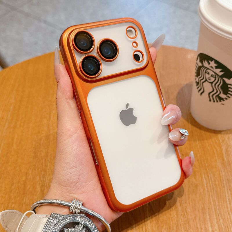 适用苹果17ProMax磨砂亲肤感手机壳超薄iphone16哑光电镀15保护套|undefined
