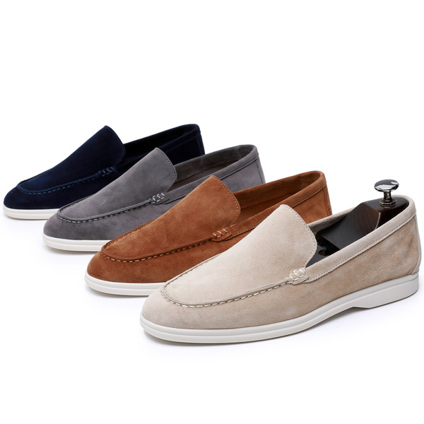 retro casual loafers English style flat
