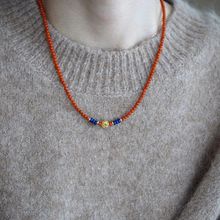 四喜天然南红玛瑙小米珠手链青金石绿翡翠串珠项链中式国风本命年