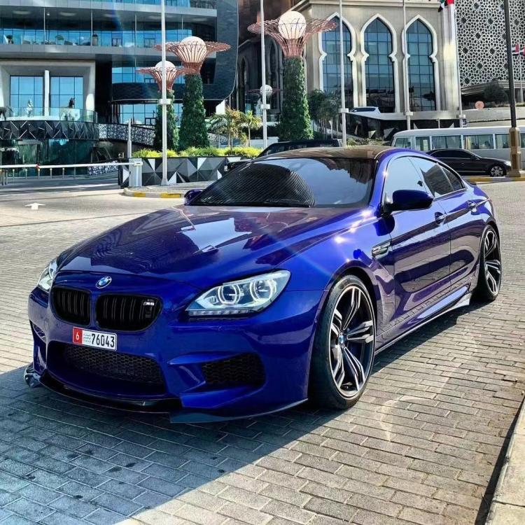 F06F12F13 BMW 6 시리즈 수정 된 M6 전면 및 후면 바 탄소 섬유 전면 립 사이드 스커트 리어 립 하트 하오