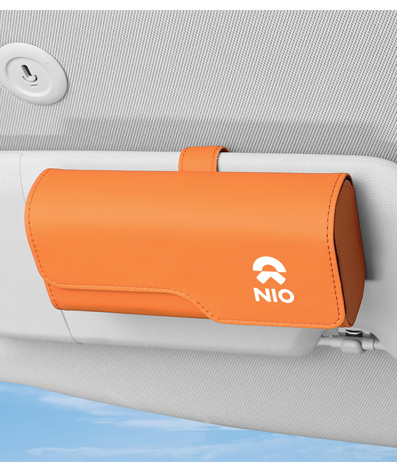 Suitable for Nio Et5 Et7 Ec6 Es6 Es8 Car Glasses Case Car Sunglasses Clip Magnetic Absorption Box