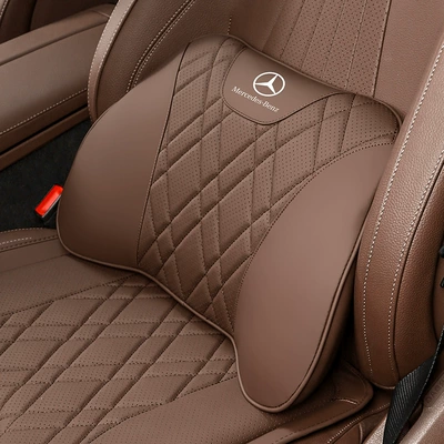 24 models of Mercedes-Benz seat cushions Headrest - mercedes-benz-lumbar-support-1-piece-chestnut-brown