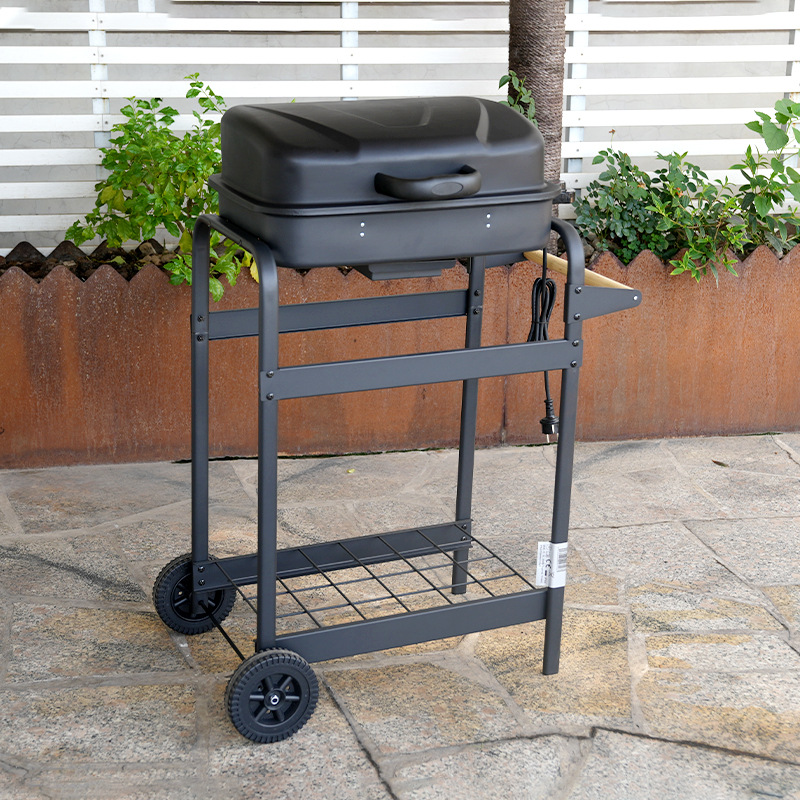 Exportación transfronteriza mayorista de horno eléctrico de barbacoa sin humo europeo horno eléctrico de barbacoa portátil al aire libre horno eléctrico de barbacoa